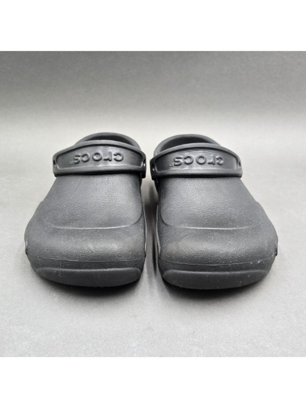 Crocs Bistro Work Clogs Black Slip Resistant Unisex Professional Size M6 W8 - Picture 3 of 7